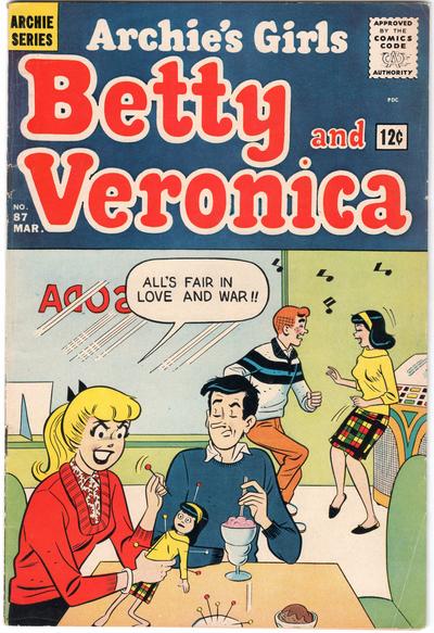 Cover for Archie's Girls Betty and Veronica (Archie, 1950 series) #87