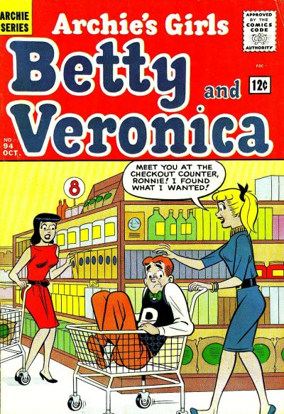 Cover for Archie's Girls Betty and Veronica (Archie, 1950 series) #94