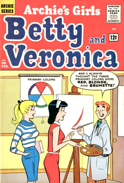 Cover for Archie's Girls Betty and Veronica (Archie, 1950 series) #98
