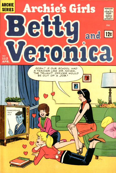 Cover for Archie's Girls Betty and Veronica (Archie, 1950 series) #112