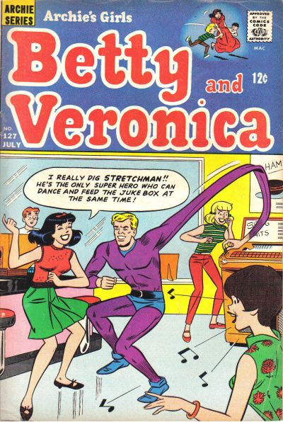 Cover for Archie's Girls Betty and Veronica (Archie, 1950 series) #127