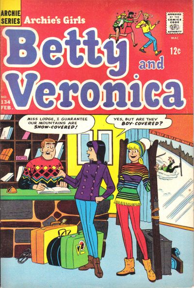 Cover for Archie's Girls Betty and Veronica (Archie, 1950 series) #134