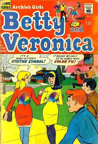 Cover for Archie's Girls Betty and Veronica (Archie, 1950 series) #136