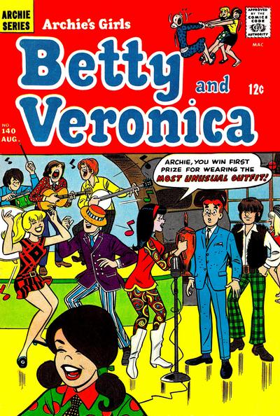 Cover for Archie's Girls Betty and Veronica (Archie, 1950 series) #140