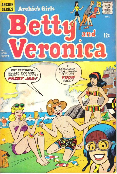 Cover for Archie's Girls Betty and Veronica (Archie, 1950 series) #141