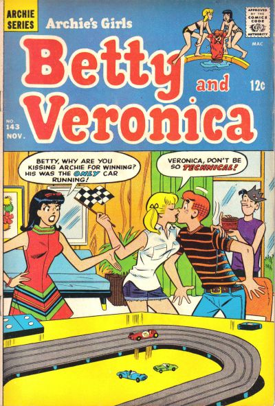 Cover for Archie's Girls Betty and Veronica (Archie, 1950 series) #143