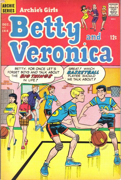 Cover for Archie's Girls Betty and Veronica (Archie, 1950 series) #144