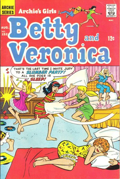 Cover for Archie's Girls Betty and Veronica (Archie, 1950 series) #152