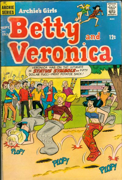 Cover for Archie's Girls Betty and Veronica (Archie, 1950 series) #153