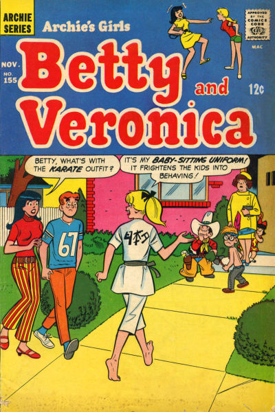 Cover for Archie's Girls Betty and Veronica (Archie, 1950 series) #155