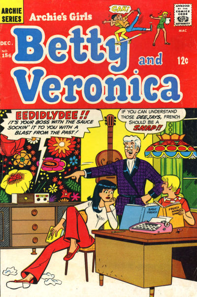 Cover for Archie's Girls Betty and Veronica (Archie, 1950 series) #156