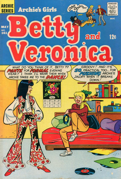 Cover for Archie's Girls Betty and Veronica (Archie, 1950 series) #161