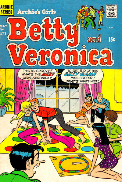 Cover for Archie's Girls Betty and Veronica (Archie, 1950 series) #173