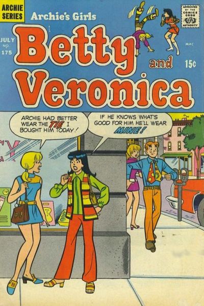 Cover for Archie's Girls Betty and Veronica (Archie, 1950 series) #175