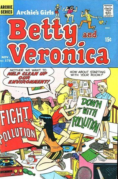 Cover for Archie's Girls Betty and Veronica (Archie, 1950 series) #179