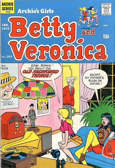 Cover for Archie's Girls Betty and Veronica (Archie, 1950 series) #193