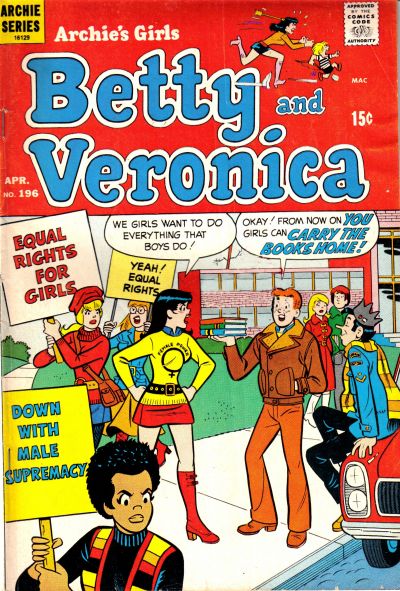 Cover for Archie's Girls Betty and Veronica (Archie, 1950 series) #196