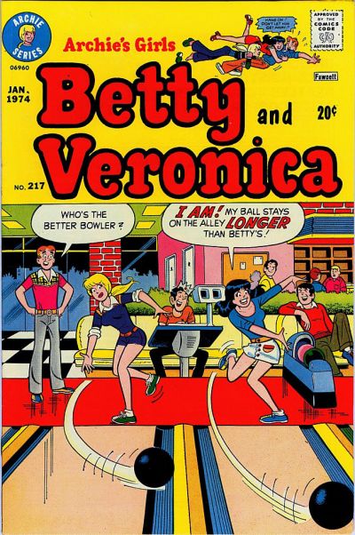 Cover for Archie's Girls Betty and Veronica (Archie, 1950 series) #217