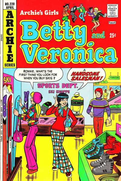 Cover for Archie's Girls Betty and Veronica (Archie, 1950 series) #220