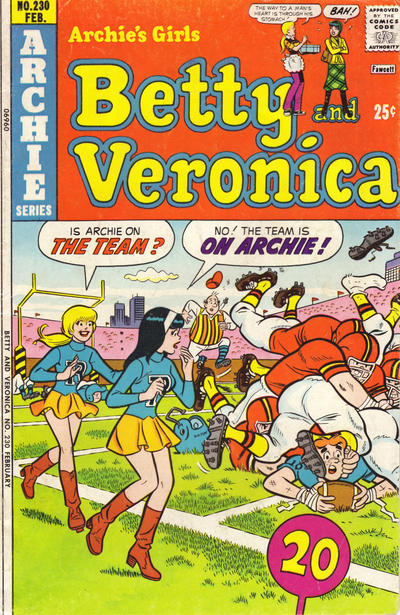 Cover for Archie's Girls Betty and Veronica (Archie, 1950 series) #230