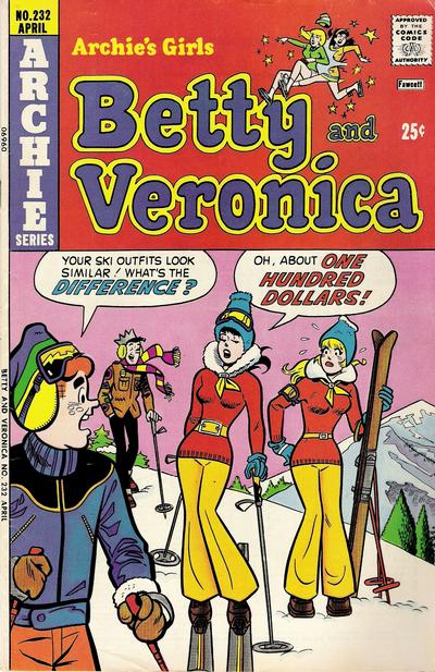 Cover for Archie's Girls Betty and Veronica (Archie, 1950 series) #232