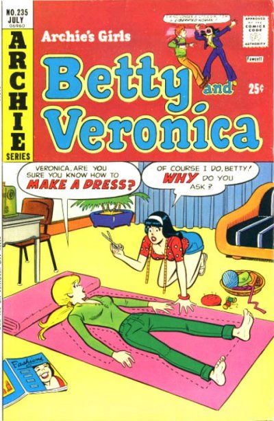 Cover for Archie's Girls Betty and Veronica (Archie, 1950 series) #235