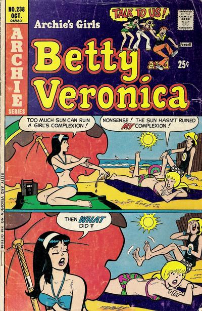 Cover for Archie's Girls Betty and Veronica (Archie, 1950 series) #238
