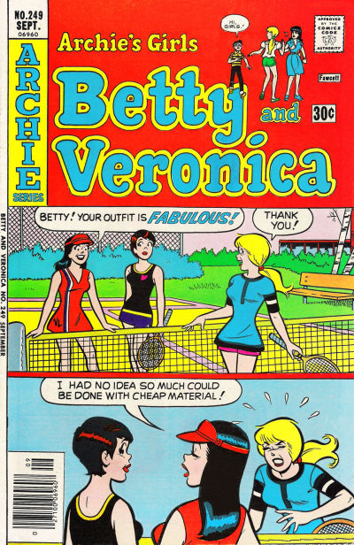 Cover for Archie's Girls Betty and Veronica (Archie, 1950 series) #249