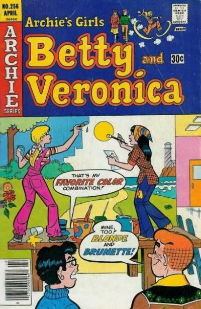 Cover for Archie's Girls Betty and Veronica (Archie, 1950 series) #256