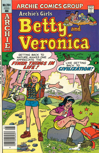 Cover for Archie's Girls Betty and Veronica (Archie, 1950 series) #284