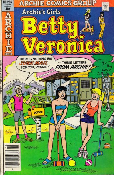 Cover for Archie's Girls Betty and Veronica (Archie, 1950 series) #286