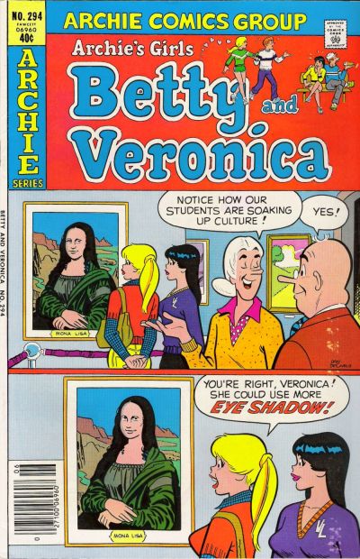 Cover for Archie's Girls Betty and Veronica (Archie, 1950 series) #294