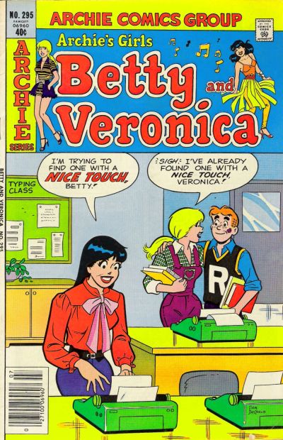 Cover for Archie's Girls Betty and Veronica (Archie, 1950 series) #295