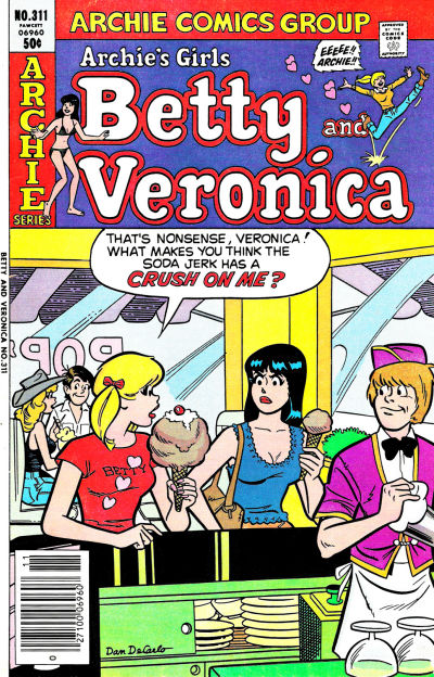 Cover for Archie's Girls Betty and Veronica (Archie, 1950 series) #311