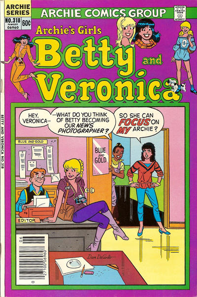 Cover for Archie's Girls Betty and Veronica (Archie, 1950 series) #318