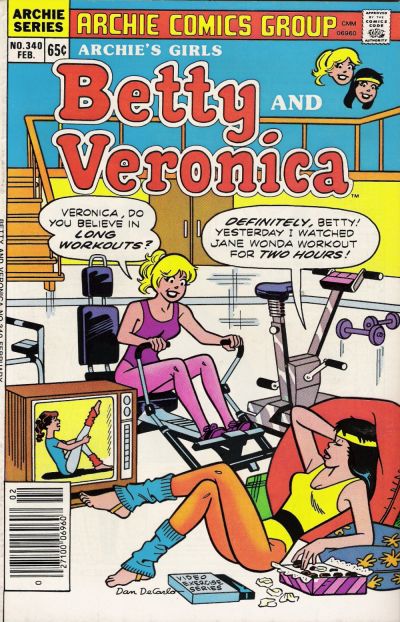 Cover for Archie's Girls Betty and Veronica (Archie, 1950 series) #340