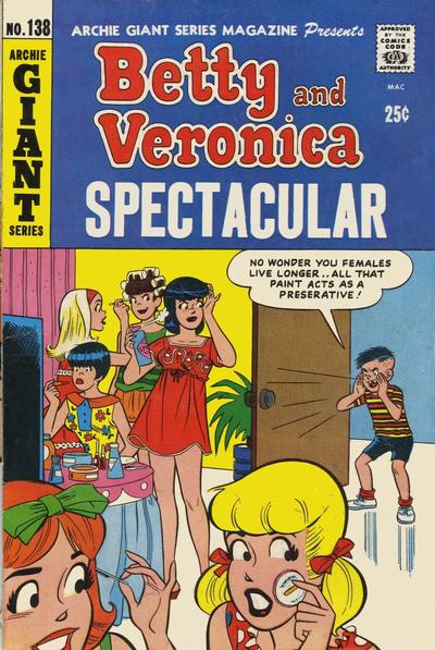 Cover for Archie Giant Series Magazine (Archie, 1954 series) #138