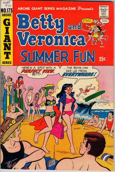 Cover for Archie Giant Series Magazine (Archie, 1954 series) #175