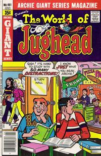Cover for Archie Giant Series Magazine (Archie, 1954 series) #481