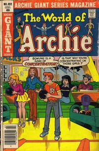 Cover for Archie Giant Series Magazine (Archie, 1954 series) #492