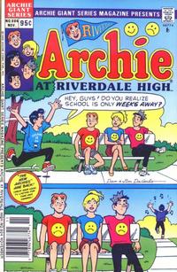 Cover for Archie Giant Series Magazine (Archie, 1954 series) #604 [Newsstand]