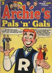 Cover Thumbnail for Archie's Pals 'n' Gals (Archie, 1952 series) #3