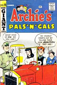 Cover Thumbnail for Archie's Pals 'n' Gals (Archie, 1952 series) #13