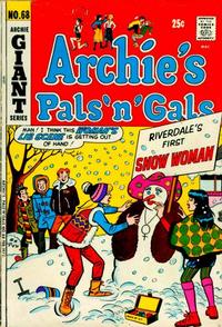Cover Thumbnail for Archie's Pals 'n' Gals (Archie, 1952 series) #68