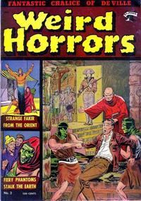 Cover for Weird Horrors (St. John, 1952 series) #3