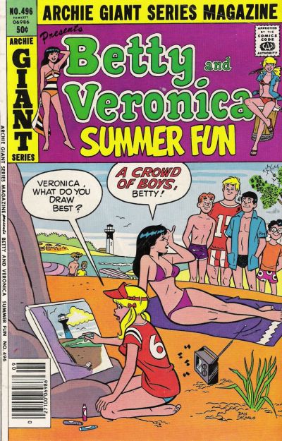 Cover for Archie Giant Series Magazine (Archie, 1954 series) #496