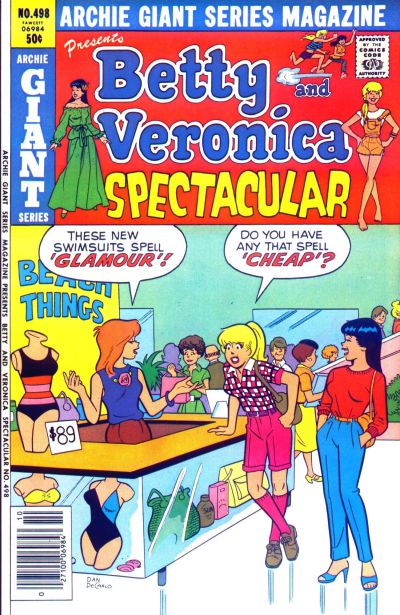 Cover for Archie Giant Series Magazine (Archie, 1954 series) #498