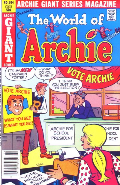 Cover for Archie Giant Series Magazine (Archie, 1954 series) #504