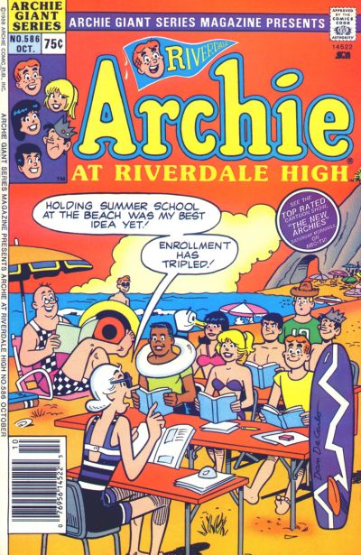 Cover for Archie Giant Series Magazine (Archie, 1954 series) #586 [Regular Edition]