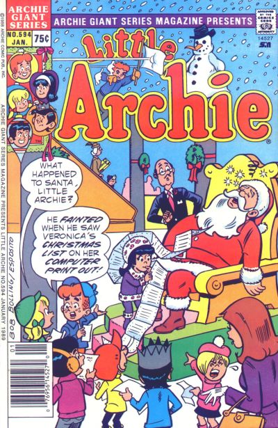 Cover for Archie Giant Series Magazine (Archie, 1954 series) #594 [Newsstand]